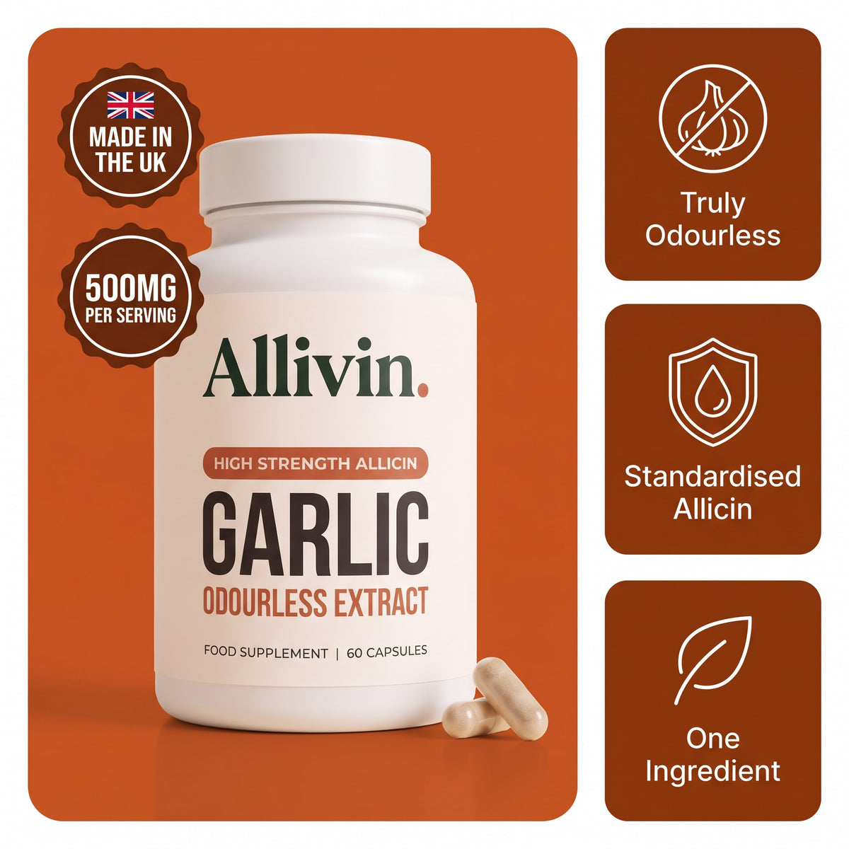 Allivin Odourless Garlic Extract